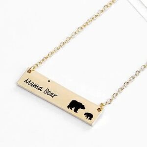 2/$21 Mama Bear Bar Necklace - 1 Cub